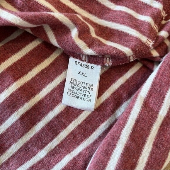 THML Pink and White Striped Mini Dress Boho Girly Preppy Festival - Picture 4 of 5